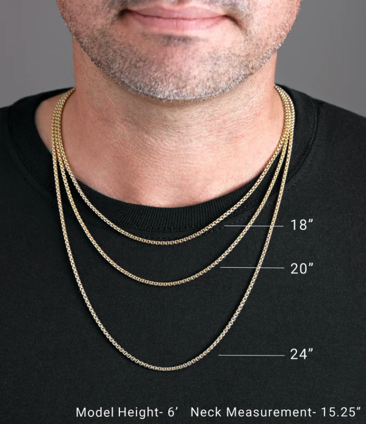 14K Paperclip-Style Chain