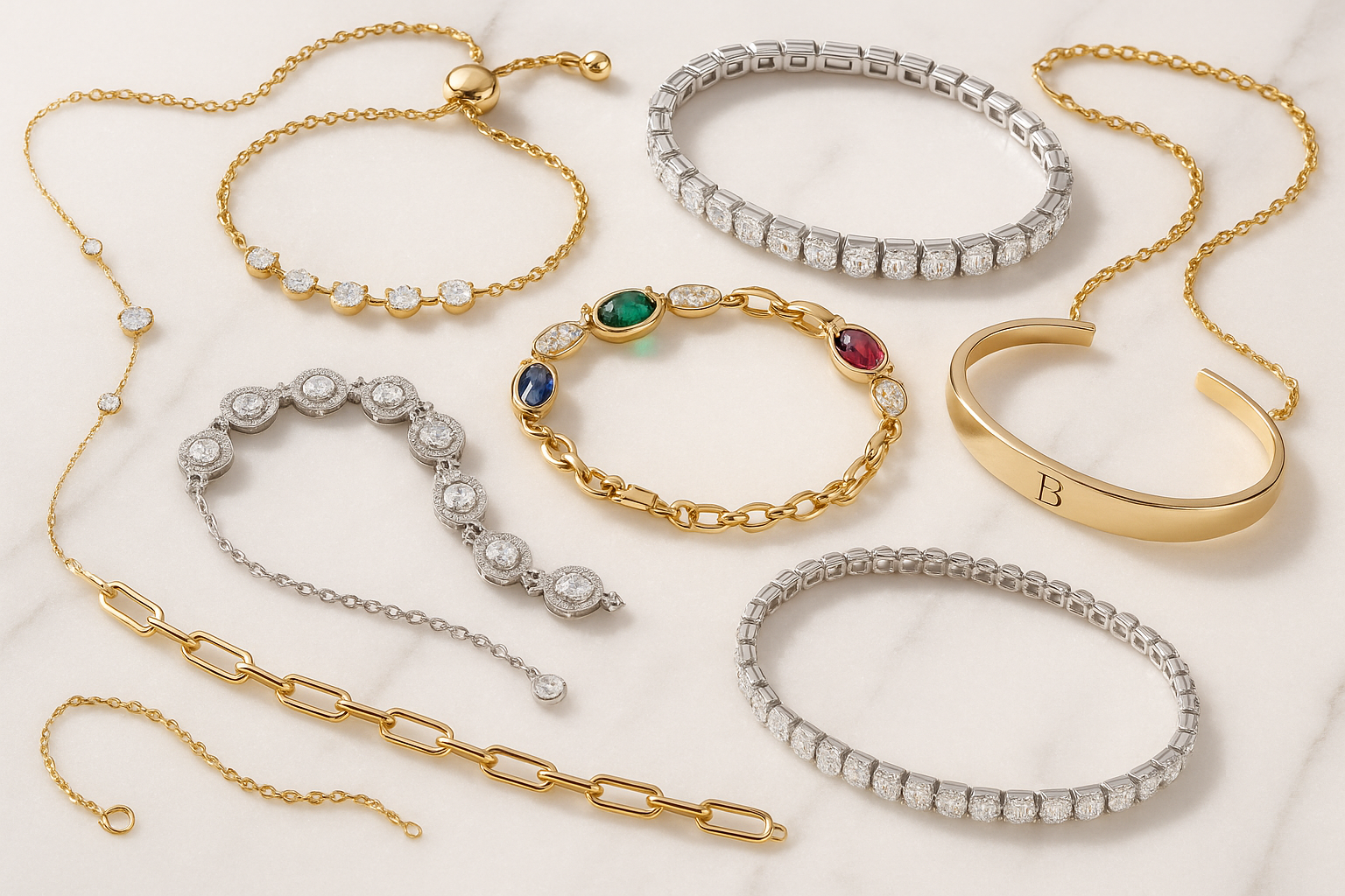 Make the diamonds look more real this is fine jewelry