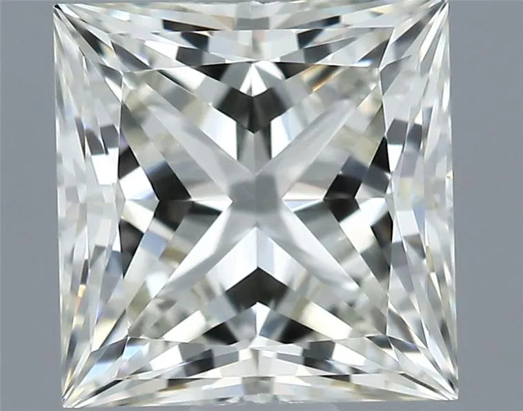 0.72ct Princess Natural Diamond (Colour J, Clarity VVS1, GIA Certified)