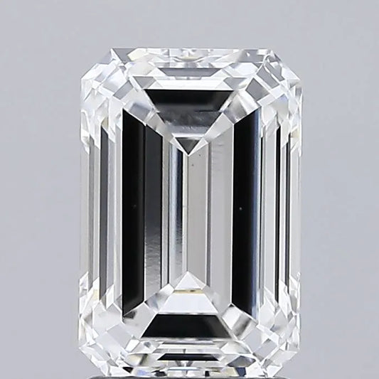 2.40ct Emerald Lab Grown Diamond (Colour E, Clarity VVS2, IGI Certified)