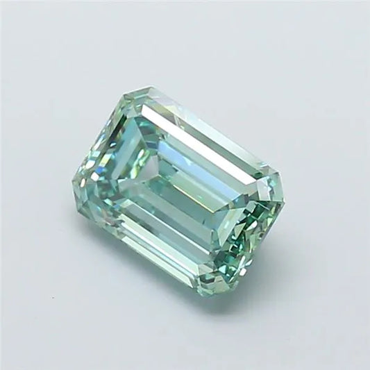 3.07ct Emerald Lab Grown Diamond (Colour Fancy Vivid Green, Clarity VS2, IGI Certified)